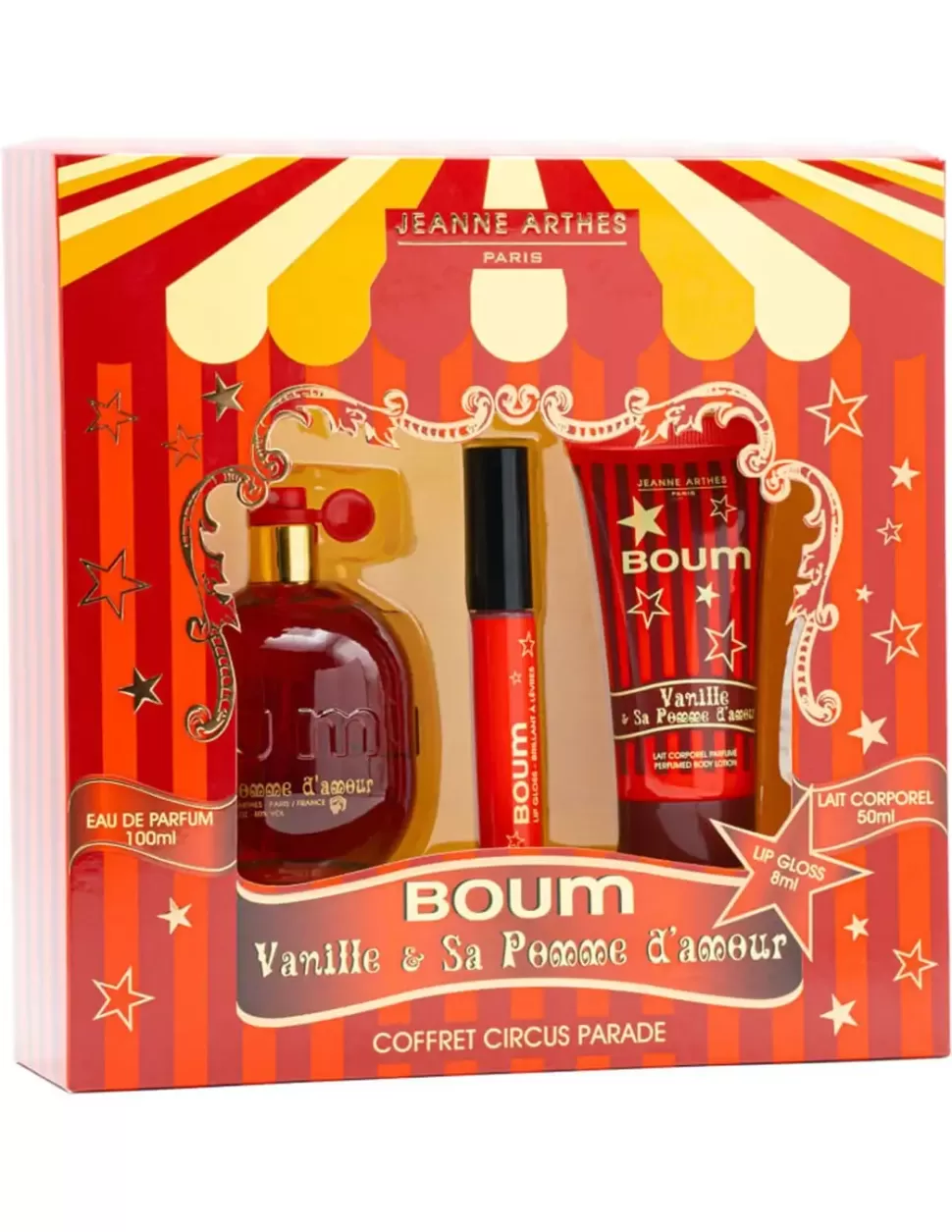 BOUM Vanille & Sa Pomme D'Amour Ep100+Lipgloss+Body Lotion Best Sale