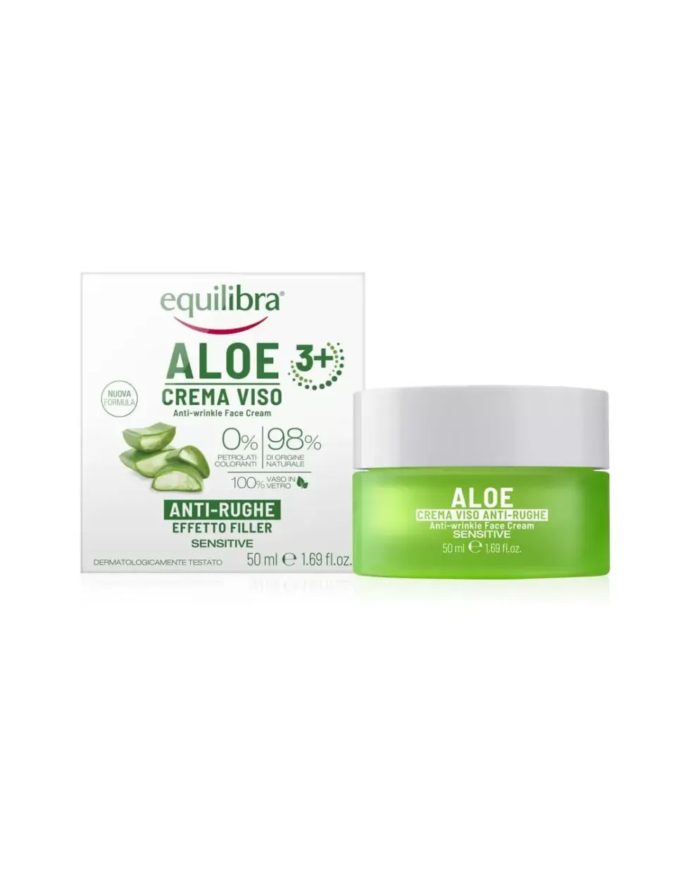 EQUILIBRA Crema Facial Antiarrugas De Aloe Cheap