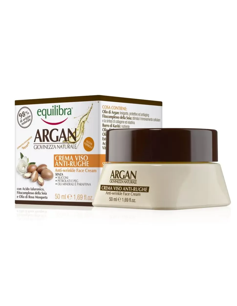 EQUILIBRA Crema Facial Antiarrugas De Argan Clearance