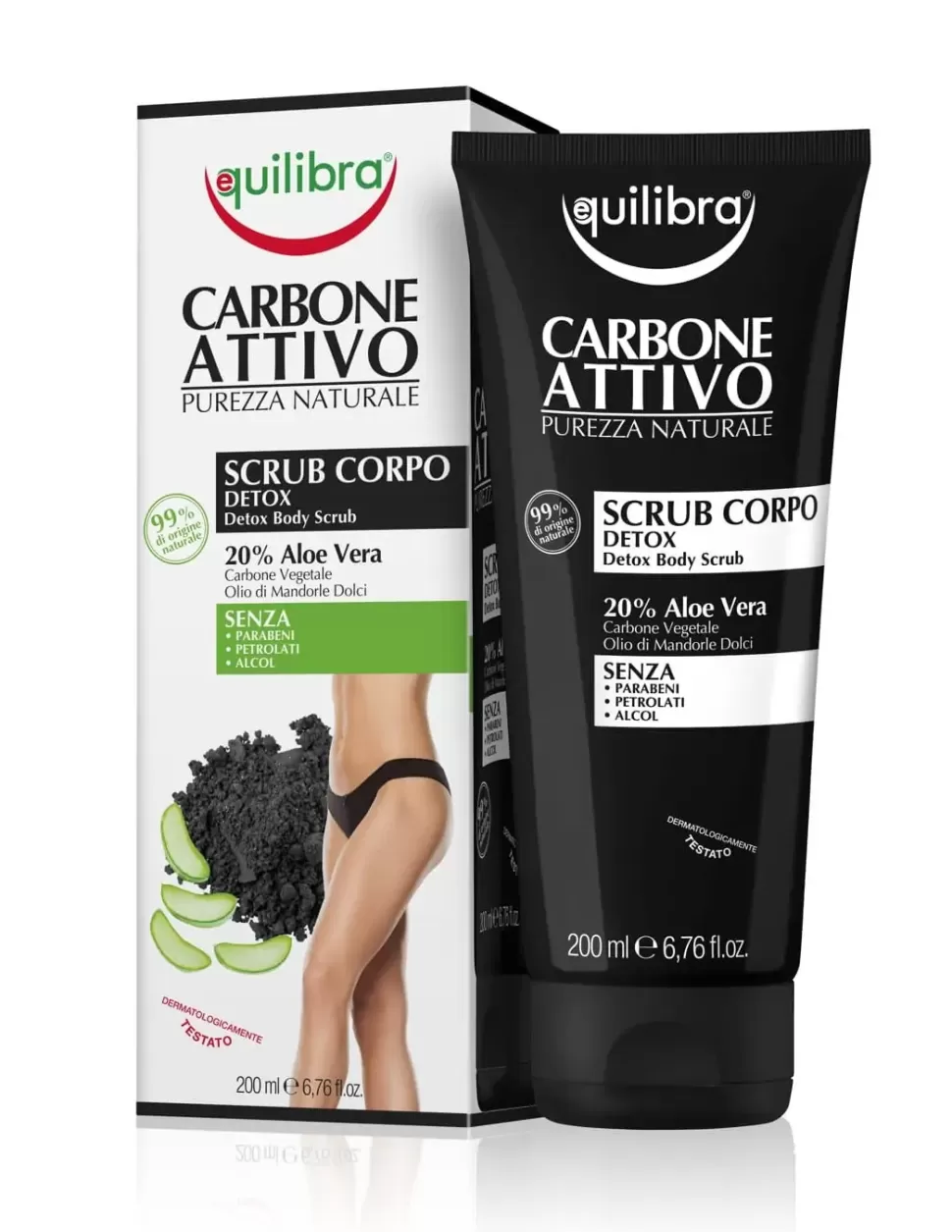 EQUILIBRA Exfoliante Corporal De Carbon Activo Vegetal Shop