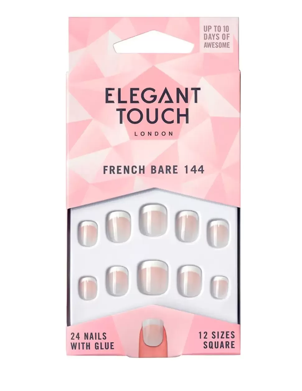 ELEGANT TOUCH French Nails Natural 144 Xs Best Sale