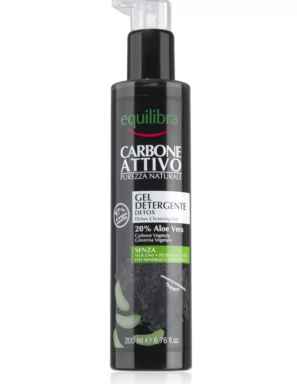 EQUILIBRA Gel Limpieza De Carbon Activo Vegetal New